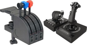 Logitech G Saitek Pro Flight Throttle Quadrant (945-000015) + G X56 Hotas (945-000059)