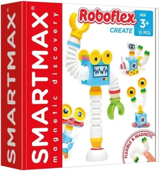 SMARTMAX Magnetická stavebnica Roboti 12 dielikov