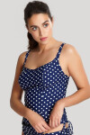 Vrchný diel plaviek Swimwear Anya Spot Balconnet Tankini navy/ivory SW1011 85D