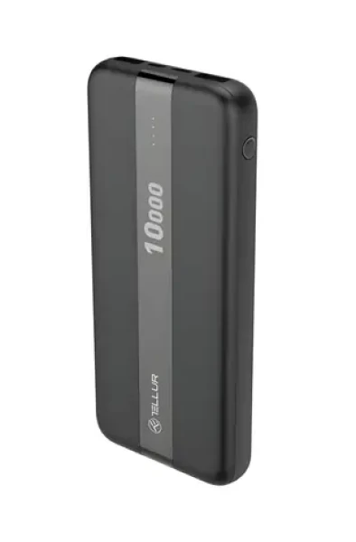 Tellur PBC103 10000 mAh čierna / Powerbanka / 2x USB-A + USB-C + microUSB / 5V/2,1A