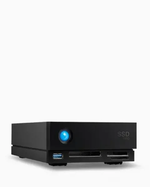 LaCie One Big Dock 8TB čierna / externý HDD / 3.5" / USB 3.0/Thunderbolt 3/SD card slot (STHS8000800)