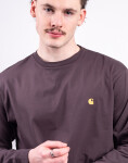 Carhartt WIP L/S Chase T-Shirt Shale/Gold S
