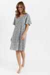 Košeľa Cana 463 kr/r S-XL Modré květy XL