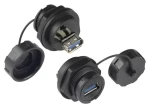 Good Connections S4 USB-A / Priemyselná spojka / IP67 / bajonetový uzáver (IC04-U304)