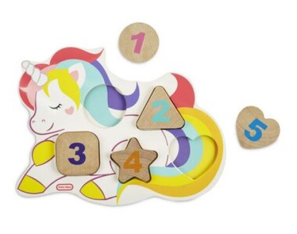 MGA Little Tikes Wooden Critters Drevené puzzle s číslami