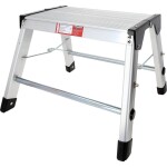 KS Tools 800.0975 hliník sklopné schodíky strieborná, čierna; 800.0975