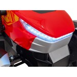 Mamido Detský elektrický traktor BLAST s prívesom 2x200W červený