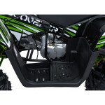 Mamido Detská benzínová štvorkolka RamiGO DISCOVERER 125CC čierno-zelená
