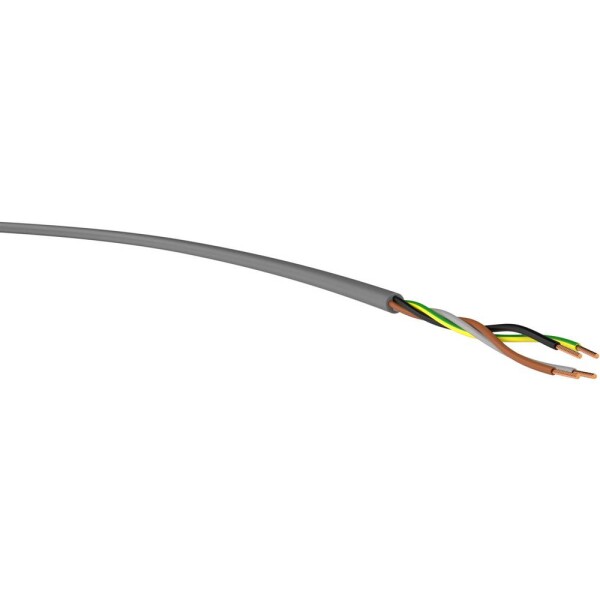 VER YSLY-JB 4x 0,75 Ri.100 energetický kabel YSLY-JB 4 x 0.75 mm² sivá 100 m; VER YSLY-JB 4x 0,75 Ri.100