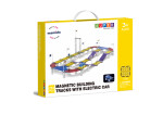 Mamido Mamido Magnetická stavebnica pretekárska dráha s elektrickým autíčkom 213 dielikov MT1472