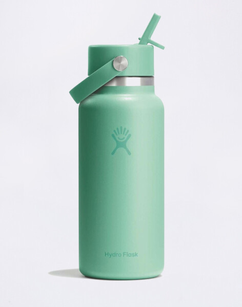 Hydro Flask Wide Mouth with Flex Straw Cap (946 ml) Mermaid Green