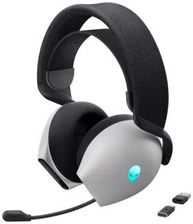 DELL Alienware AW725H biela / Herný headset s mikrofónom / ANC / BT / 2.4GHz / USB-C (545-BBFV)