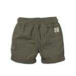 Kraťasy chlapčenské bavlnené, Minoti, 1PSHORT 4, hnedá - 74/80 | 9-12m
