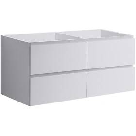 CERANO - Kúpeľňová skrinka pod umývadlo Carole - biela matná - 119x48x45 CER-431563