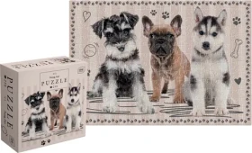 INTERDRUK Puzzle Mláďatá: Šteniatka