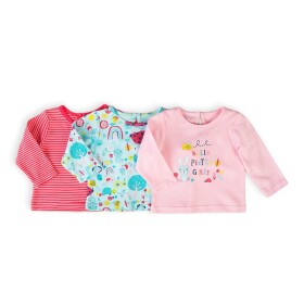 Tričko dojčenské s dlhým rukávom 3pack, Minoti, Ladybug 4, dievča - 74/80 | 9-12m