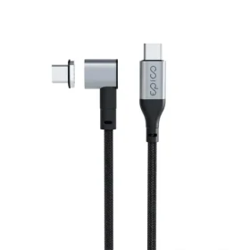 Epico Magnetický pletený nabíjací kábel USB-C na USB-C 2m šedá (9915101300220)