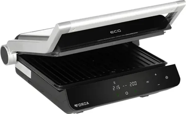 ECG FORZA 5200 Fuego / Kontaktný gril / 2000 W / obojstranné dosky 33x24 cm / roztvorenie 180 ° (100001915318)