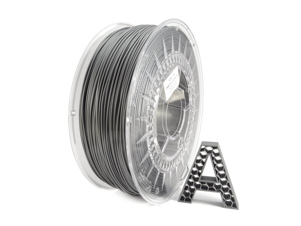 PLA filament strieborný - tmavo sivá perleť Aurapol 1 kg 1,75 mm