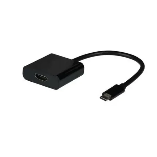 EFB USB-C - HDMI čierna / Adaptérový kábel / 4K 30Hz / HDCP 1.4 / 0,15 m (EBUSBC-HDMI-4K30)