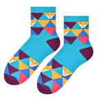 Dámske vzorované ponožky 099 ecru 38-40