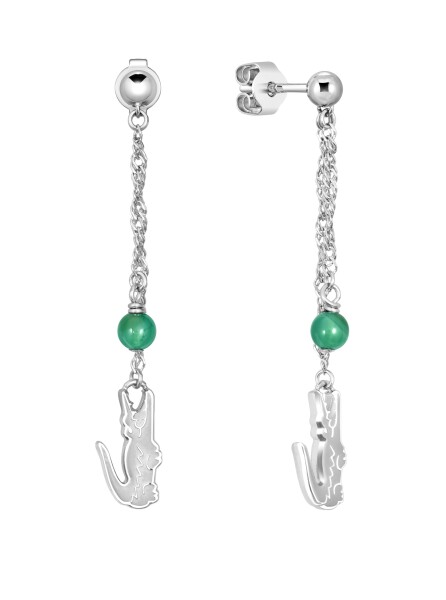 Lacoste Visiace oceľové náušnice s príveskami Deva 2040459