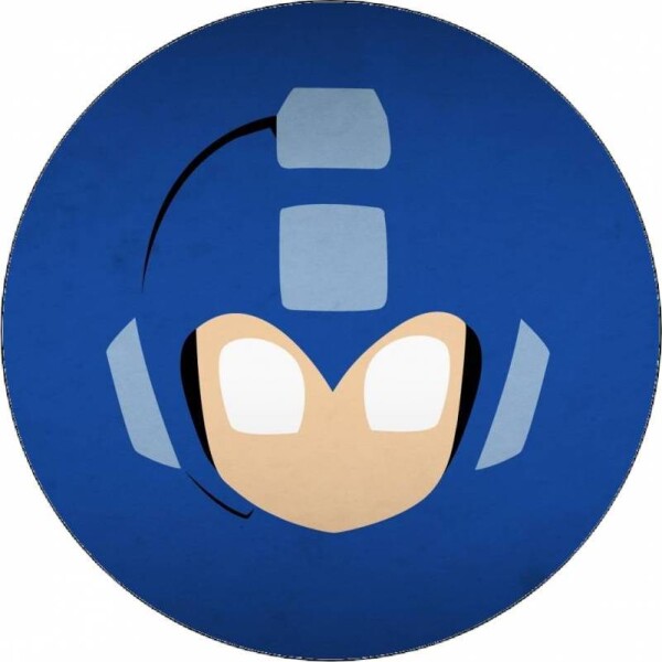 Jedlý papier Mega Man logo 19,5 cm - Pictu Hap - Pictu Hap