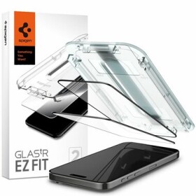 Spigen Glass tR EZ Fit 2 Pack ochranné sklo pre Apple iPhone 15 Pro Max FC čierna (AGL06873)