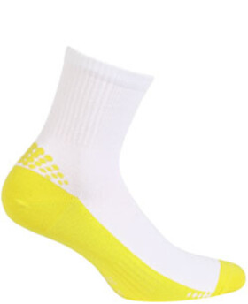 Krátke pánske/chlapčenské vzorované ponožky AG+ bílá 45-47