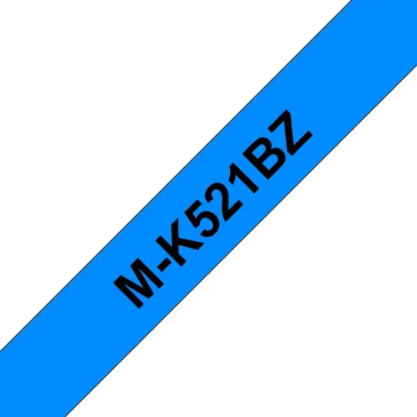 Brother M-K521 / Kazeta s páskou / Nelaminovaná / Modrá/Čierna / 9 mm / 8 m (MK521BZ)