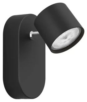 Philips Star 1x4.5W čierna / LED bodové svietidlo / 500lm / 2700K / IP20 / stmievateľné (SKL000407603)