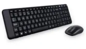 Logitech Wireless Desktop MK220 HU / bezdrôtová klávesnica + myš / USB / Čierna / HU (920-003167)