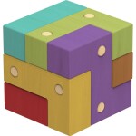 Sparkys Hlavolam - IQ Drevená kocka