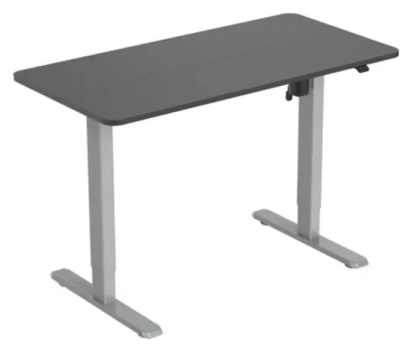 Equip Elektricky nastaviteľný stôl čierna / Stôl / elektrický zdvih / nosnosť 70 kg / výška 68-118 cm / doska 120x60 cm (650811)