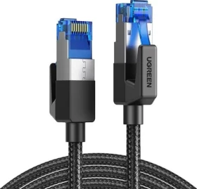 Ugreen NW153 Cat 8 F/FTP Ethernet RJ45 1.5m čierna / opletený (80430)