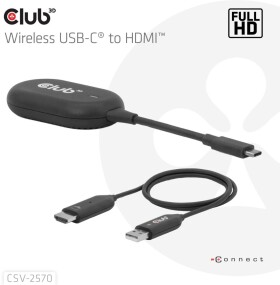 NoName CLUB3D CSV-2570 huby i koncentratory USB Type-C