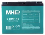 Carspa MHPower 6-DMF-45 / Gélový akumulátor / VRLA GÉL / 12V/45Ah / Deep Cycle / Terminál D3-M6 (6-DMF-45)
