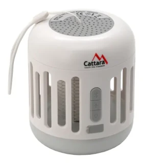 Cattara Svietidlo MUSIC CAGE Bluetooth nabíjací + UV lapač hmyzu / SMD LED / 1800 mAh / 7W / 1000V / microUSB / Bluetooth (13185)
