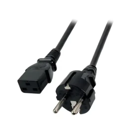 EFB Schuko - IEC C19 čierna / Napájací kábel / 1,8 m / 16 A / 250 V VDE (EK511.1,8)
