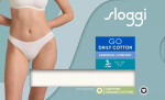Dámske bavlnené nohavičky GO Daily Mini 3P - WHITE - biela 00GZ - SLOGGI WHITE M