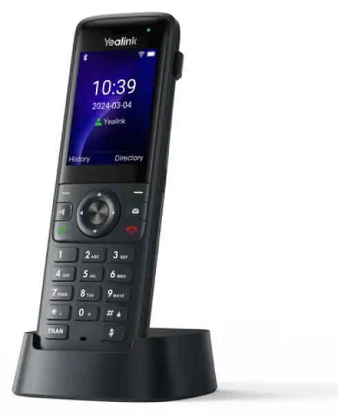 Yealink AX83H čierna / VoIP telefón / Wi-Fi 6 / Bluetooth 5.0 / 2,4" displej / 4X SIP (AX83H)