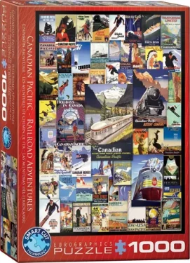 EUROGRAPHICS Puzzle Dobrodružstvo na železnici