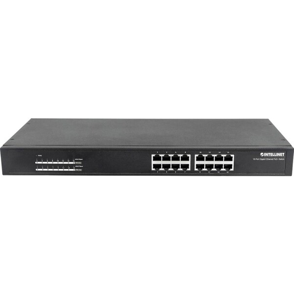 Intellinet 560993 sieťový switch 16 portů 1 GBit/s funkcia PoE; 560993