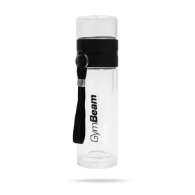 Sklenená fľaša Infuser 400 ml - GymBeam (čierna) (103984-1-single_variant)