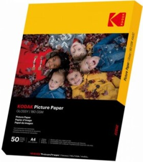 KODAK Fotopapier / Vysoko lesklý / A4 / 180g/m2 / 50 listov (KOPPPHA450)