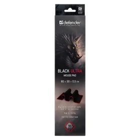 Defender Black Ultra čierna / Herná podložka pod myš / 800 x 300 x 3 mm (50561)