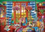 EUROGRAPHICS Puzzle Patchworková šijacia dielňa