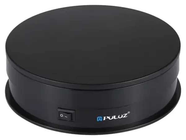 Puluz PU3048B / Otočný stojan na fotenie / 360° / Micro USB / priemer 15 cm / nosnosť 15 kg (PU3048B)