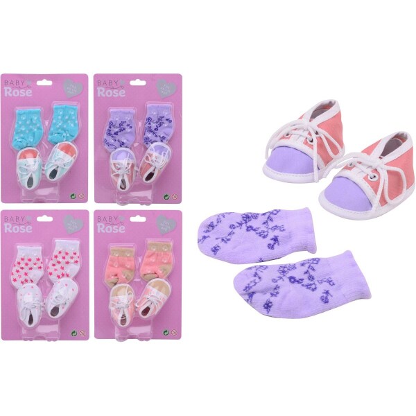 Topánočky + ponožky pre bábiky Baby Rose