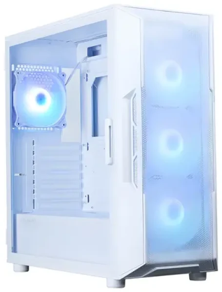 Zalman i3 Neo ARGB V2 biela / Skriňa / ATX / 4x120mm ARGB / 1x USB-C + 1x USB-A / bez zdroja / temperované sklo (i3 Neo ARGB V2 White)